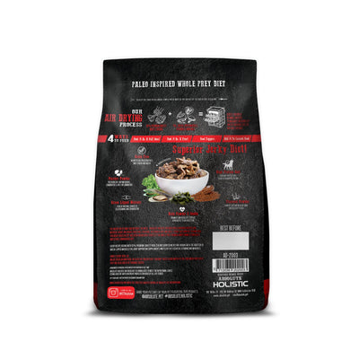 Absolute Holistic Air Dried Dog Food Red Meat- Beef & Venison 1kg