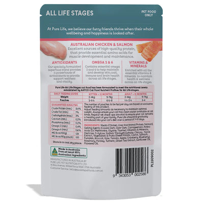 Pure Life Adult Cat Chicken & Salmon 80g