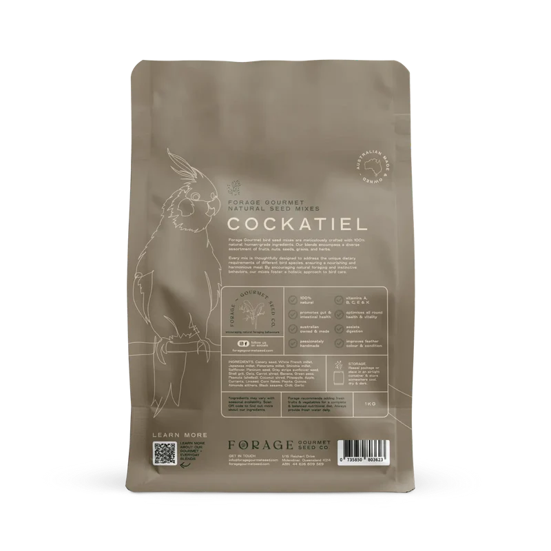 Forage Cockatiel 1kg