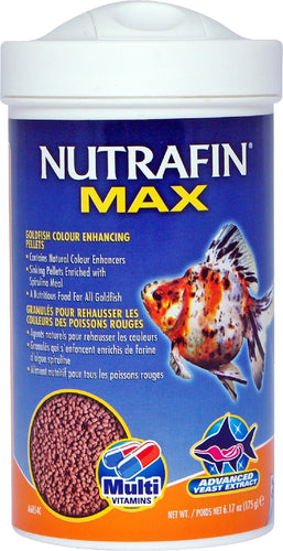 Nutrafin Max Goldfish Colour Enhancing Pellet 175G