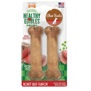 Healthy Edibles Bones Long Last Roast Beef Wolf 2 pack