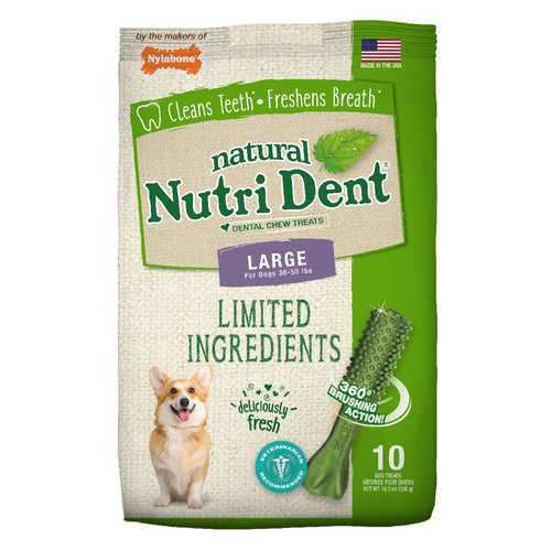 Nutri Dent Fresh Breath Large 10 Pack 520 gm