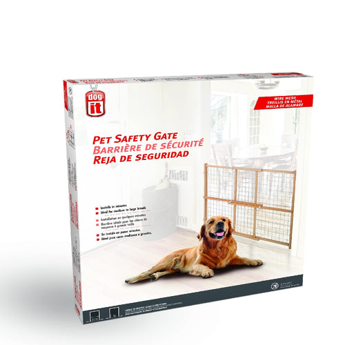 Dogit Wire Mesh Pet Safety Gate Large 75-127cm x 81cm High