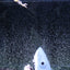 Jaws Attack With Floating Swimmer Large