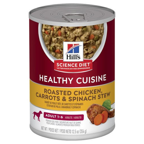 Science Diet Dog Healthy Cuisine Chicken & Carrot Stew 354g Can