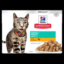 Pack of 12 Science Diet Cat Adult Perfect Weight 85g Pouch