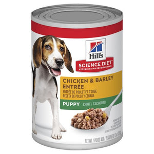 Science Diet Dog Puppy Chicken & Barley Can 370g