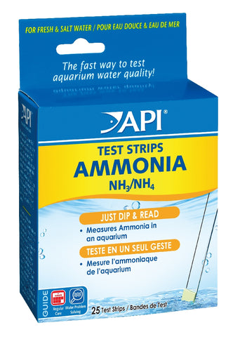 API Ammonia Test Strips 25 pack