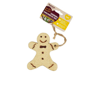 Gingerbread man with jute cord