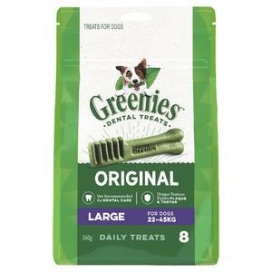 Greenies Original Treat Pack Large 8 Pack 340G