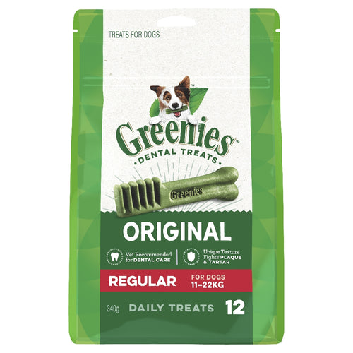 Greenies Original Treat Pack Regular 12 Pack 340G