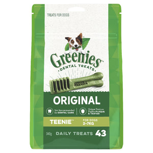 Greenies Original Treat Pack Teenie 43 Pack 340G