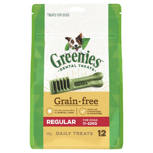 Greenies Grain Free Treat Pack Regular 340G