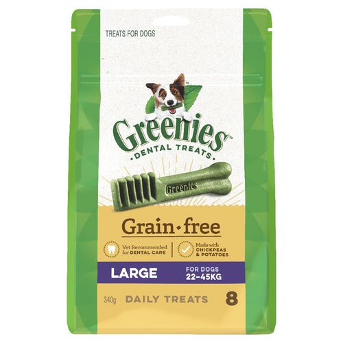 Greenies Grain Free Treat Pack Large 340G