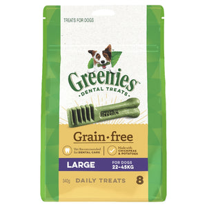 Greenies Grain Free Treat Pack Large 340G
