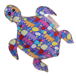 Outback Tails Canvas Chew Toy - Turtle (Pulli Pulli Multi Colour)
