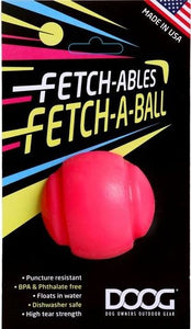 DOOG Fetchables Fetch-a-Ball - Pink
