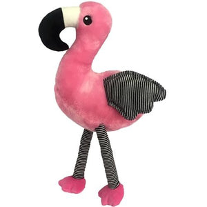 Plush 14' Flamingo Dog Toy