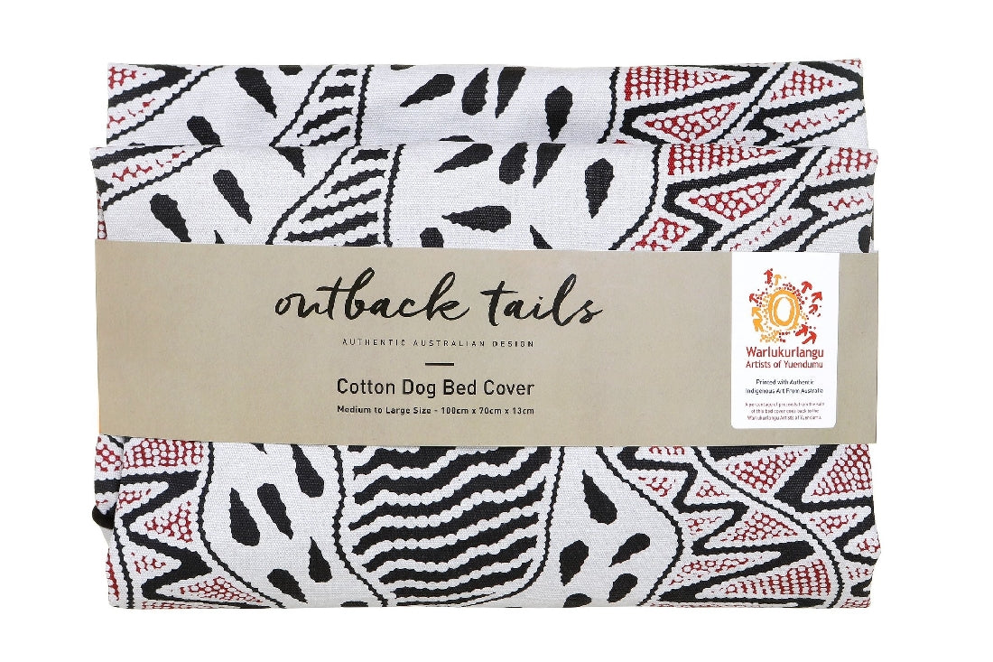Outback Tails Bed Cover - Vaughn Springs (Black And Red)