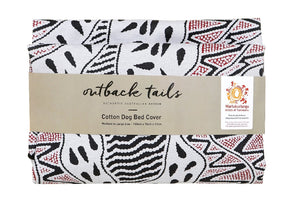 Outback Tails Bed Cover - Vaughn Springs (Black And Red)