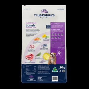 True Colours Adult Lamb & Brown Rice 20kg *Instore Pickup or Local Delivery Only*