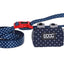 Doog Walkie Pouch - Stella - Polka Dot Blue With White Spot