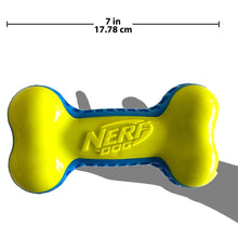 Nerf - TPR Exo Squeak Bone - Blue/Green 10.5cm