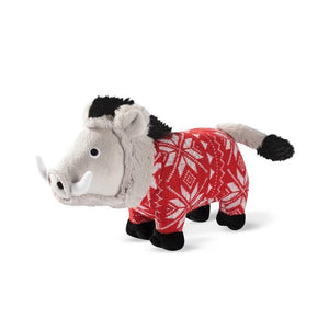 Holiday Warthog Plush Dog Toy