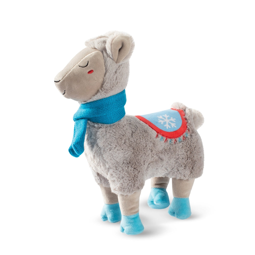 Tall Scarf Llama Plush Dog Toy