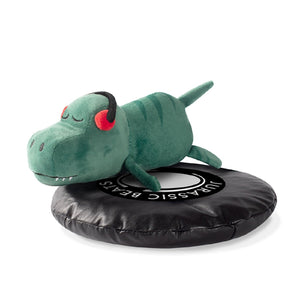 Fringe Studio DJ Rexy Jurassic Beats T-Rex Plush Squeaker Dog Toy