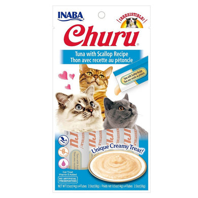Inaba Cat Treats Churu Tuna with Scallop Recipe