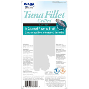 Inaba Cat Treat Grilled Tuna Fillet in Calamari Flavoured Broth