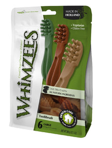 Whimzees Toothbrush Large - 6 Pack