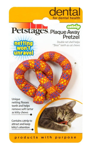 Pet Stages Catnip Plaque Away Pretzel