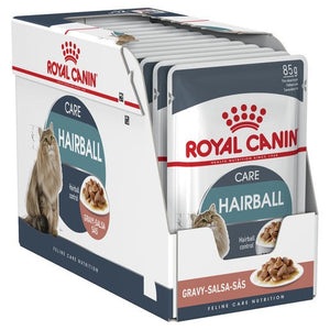 Pack of 12 Royal Canin Cat Hairball 85g Pouches