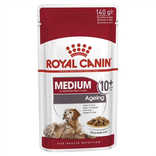 Royal Canin Dog Medium Ageing 10+ 140g Pouch