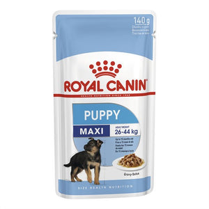 Pack of Royal Canin Dog Maxi Puppy 140g Pouch