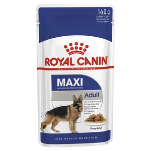 Pack of Royal Canin Maxi Adult 140g Pouch