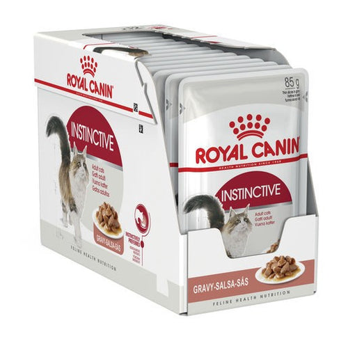 Pack of 12 Royal Canin Cat Instinctive Gravy 85g Pouches