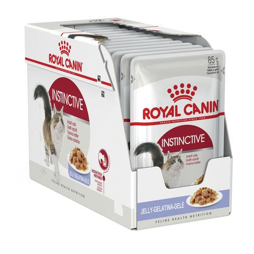 Pack of 12 Royal Canin Cat Instinctive Jelly 85g Pouches