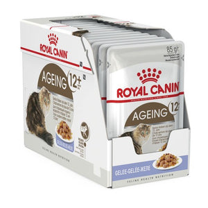 Pack of Royal Canin Cat Ageing 12+ Jelly 85g Pouch