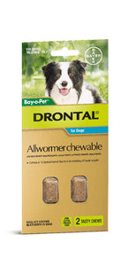 Drontal Dog All Wormer Chewable Up To 10Kg 2Pack