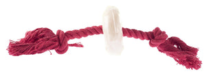 Yours Droolly Rope & Rawhide Ring 15Cm