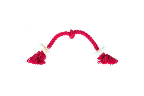 Yours Droolly Rope & Rawhide Ring 65Cm