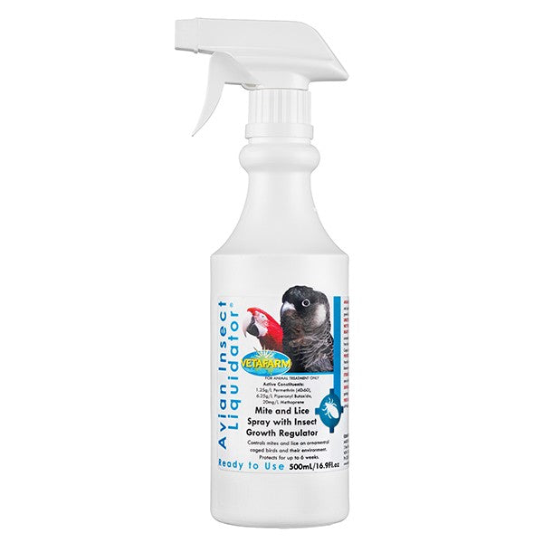 Vetafarm Avian Insect Liquidator Mite Spray 500 ml