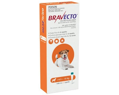 Bravecto Dog Spot On 4.5-10Kg 1Pk