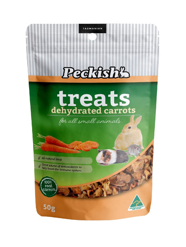 Peckish Treat Dehydrated Carrots 50gm