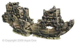 Aqua One Ship Wreck 2 Piece Large