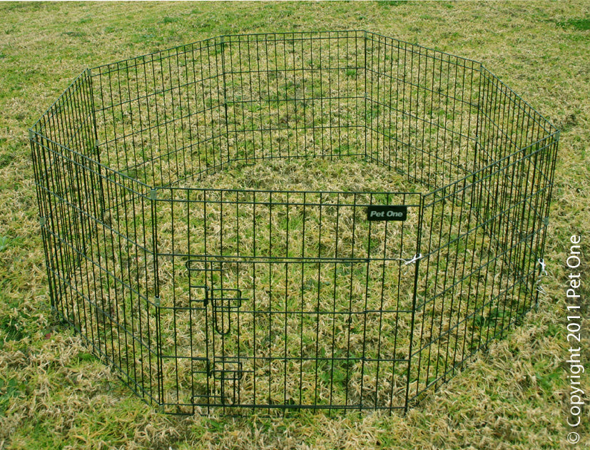 Pet One Puppy Pen 60 X 75Cm Black