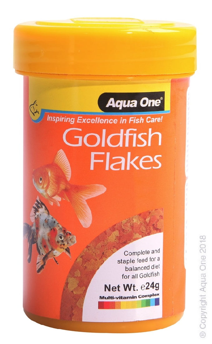 Aqua One Goldfish Flakes 24G